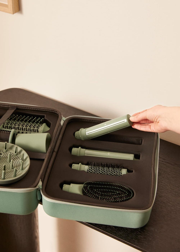 CREATE/ION STYLER PRO ADVANCE / 8-in-1-Ionen-Lufttrockner und Stylingbürste Salbeigrün/DC Brushless