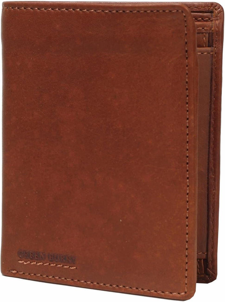 Greenburry Oily Tumbled Geldbörse Cognac