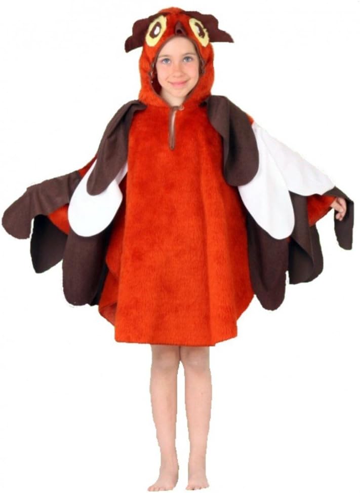 Lipta-TDP a.s. Kinderkostüm Eule Olli Gr. 104- 140 Plüschkostüm Vogel Tier Fasching Karneval (140)
