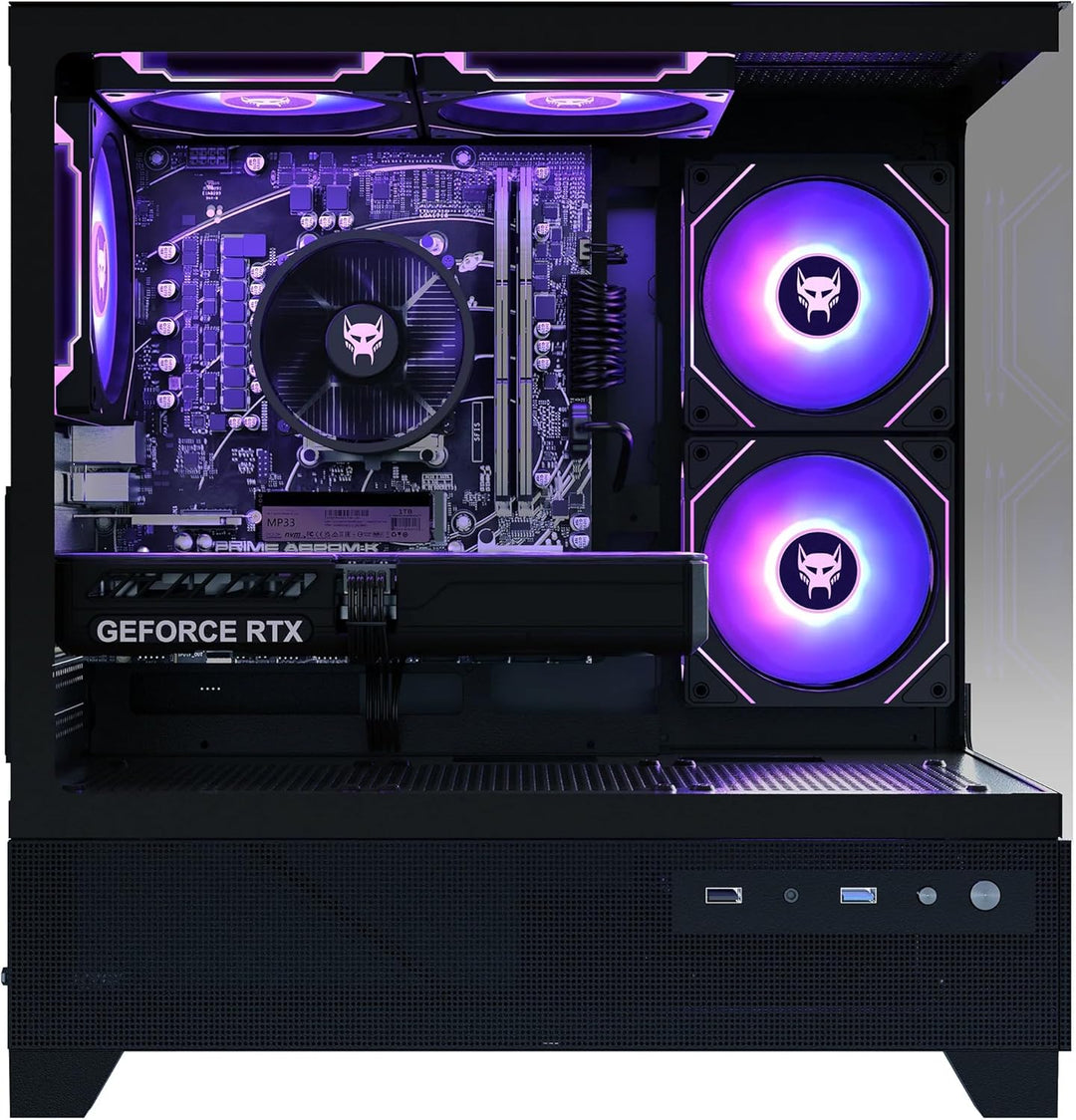 BEASTCOM Q5 Pro Gaming, Gaming PC, AMD Ryzen 7 5700X 8X 4,60 GHz 16 Threads, NVIDIA RTX 3060 8GB, 16