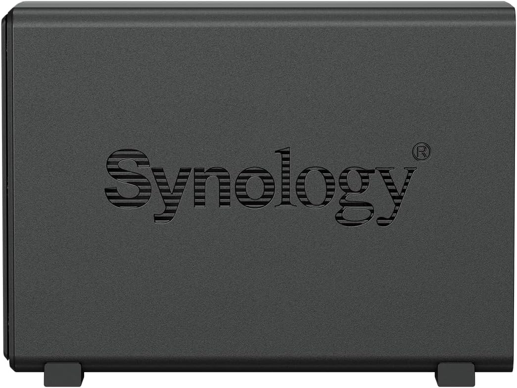 Synology DS124 12TB 1 Bay NAS-Lösung mit installierten 1 x 12TB HAT3300 Laufwerken DS124 mit 1x 12 T