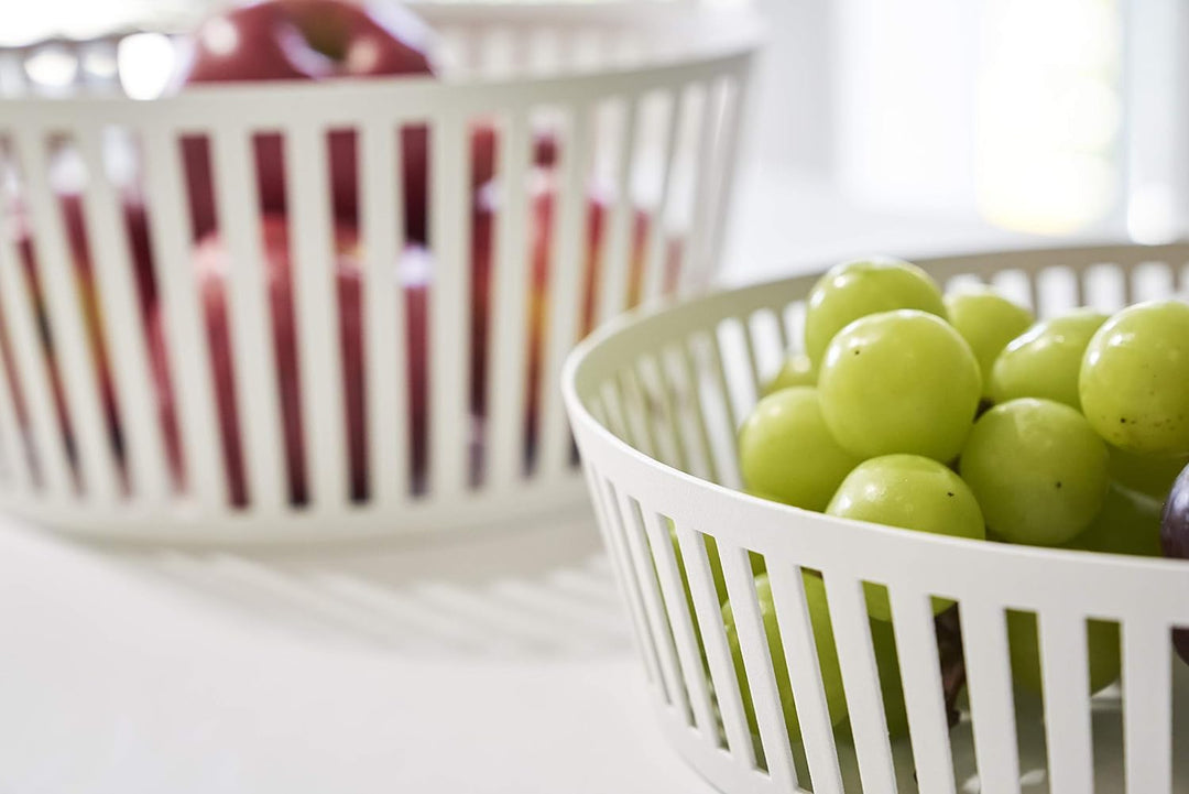 Fruit basket wide - Tower - white Weiss Modern, Weiss Modern
