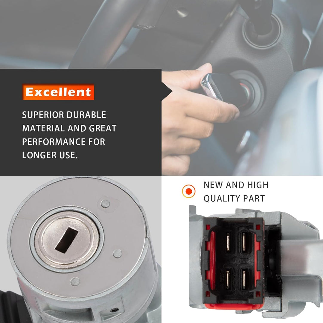 KASturbo Zündschlossschalter für Trafic Clio MK3 Kangoo MK2 7701208408, Zündschloss Barrel Startersc
