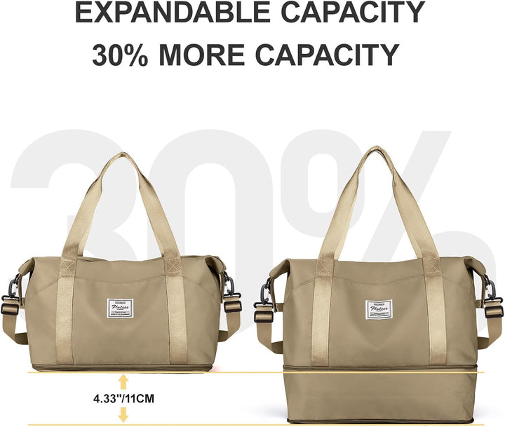 Reisetasche Damen Sporttasche 40x20x25 Ryanair Handgepäck Tasche Weekender Bag Schwimmtasche Wasserd