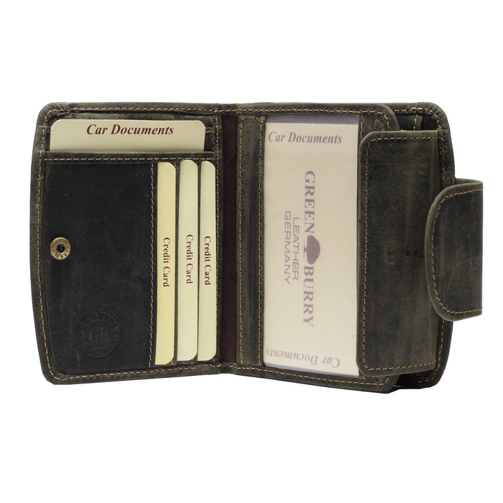 Greenburry Vintage Geldbeutel grün, 336-30