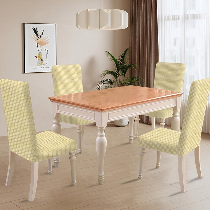 Ystyle Stretch Stuhlhussen 4er Set, Stuhlbezug Elastisch Abnehmbarer Waschbarer, Universal Hussen Fü