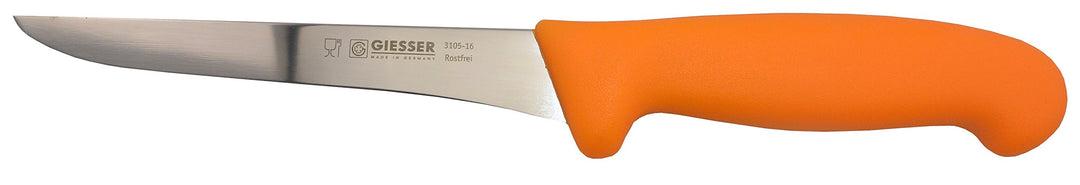 Giesser Messer Ausbeinmesser gelb 16 cm Klingenlänge - Profimesser