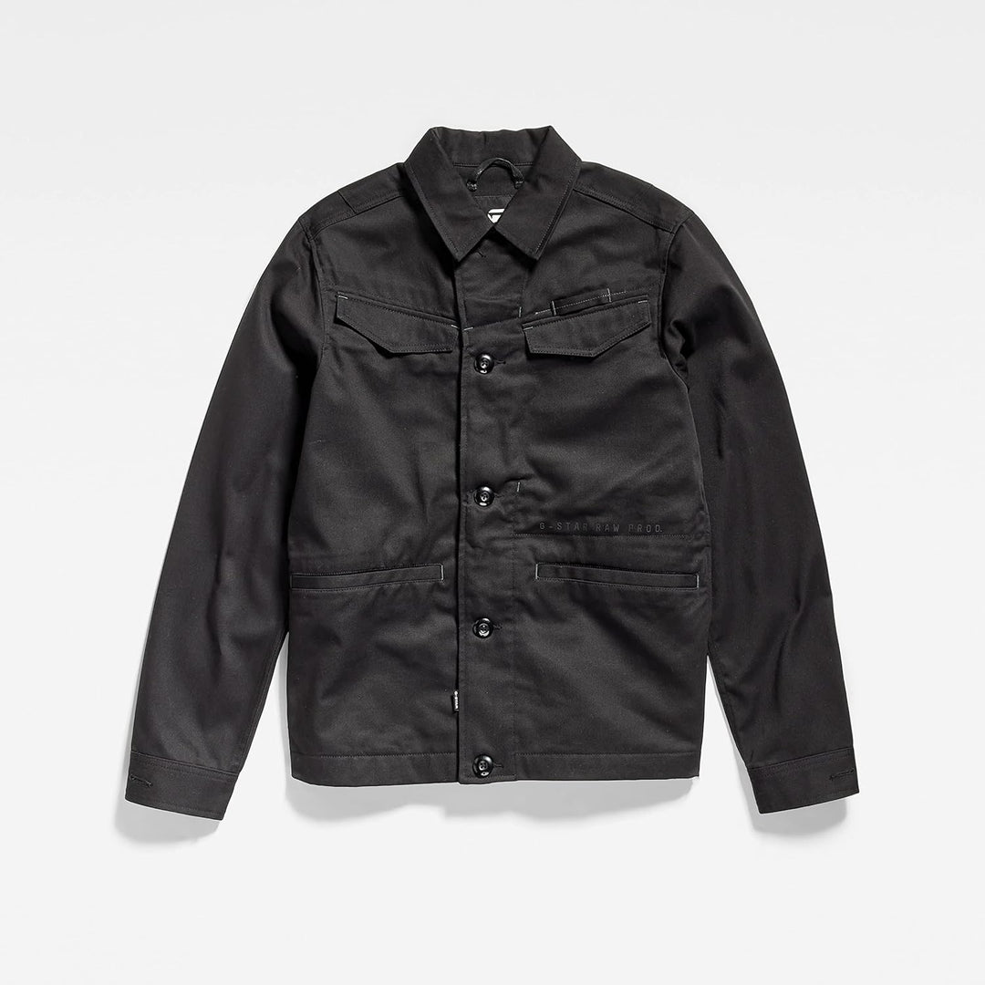 G-STAR RAW Herren Worker Overshirts L Schwarz (Dk Black D21445-c900-6484), L Schwarz (Dk Black D2144