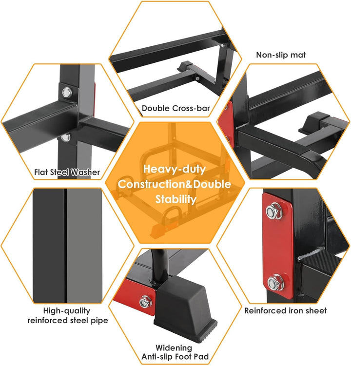 Power Tower Dip Station Klimmzugstange | Indoor-Fitness | multifunktionale Klimmzuggeräte für zu Hau