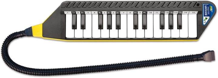 Bontempi 33 4262 – Melodica 25 Tasten mit seinem Schutzhülle, 334262, weiss schwarz