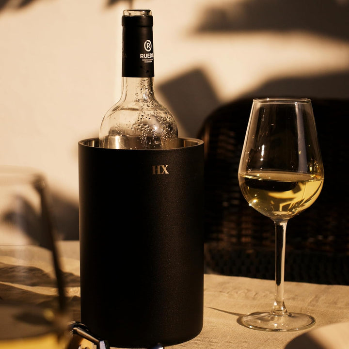 Chill Out Weinkühler - Flaschenkühler - Champagner Kühler - Eiskübel - Eisbehälter für Eiswürfel - W