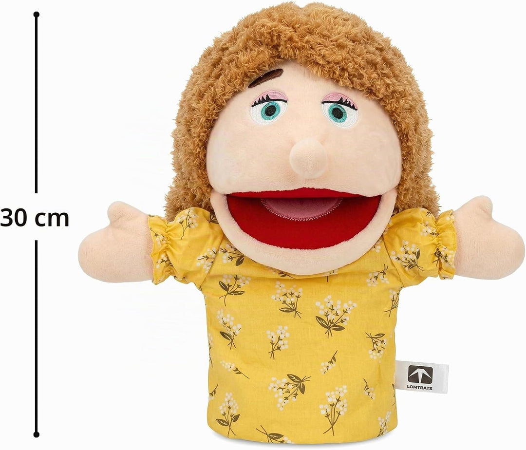 Familie Handpuppen für Kinder, beinhaltet Opa, Oma, Papa, Mama, Tochter, Sohn mit beweglichen offene