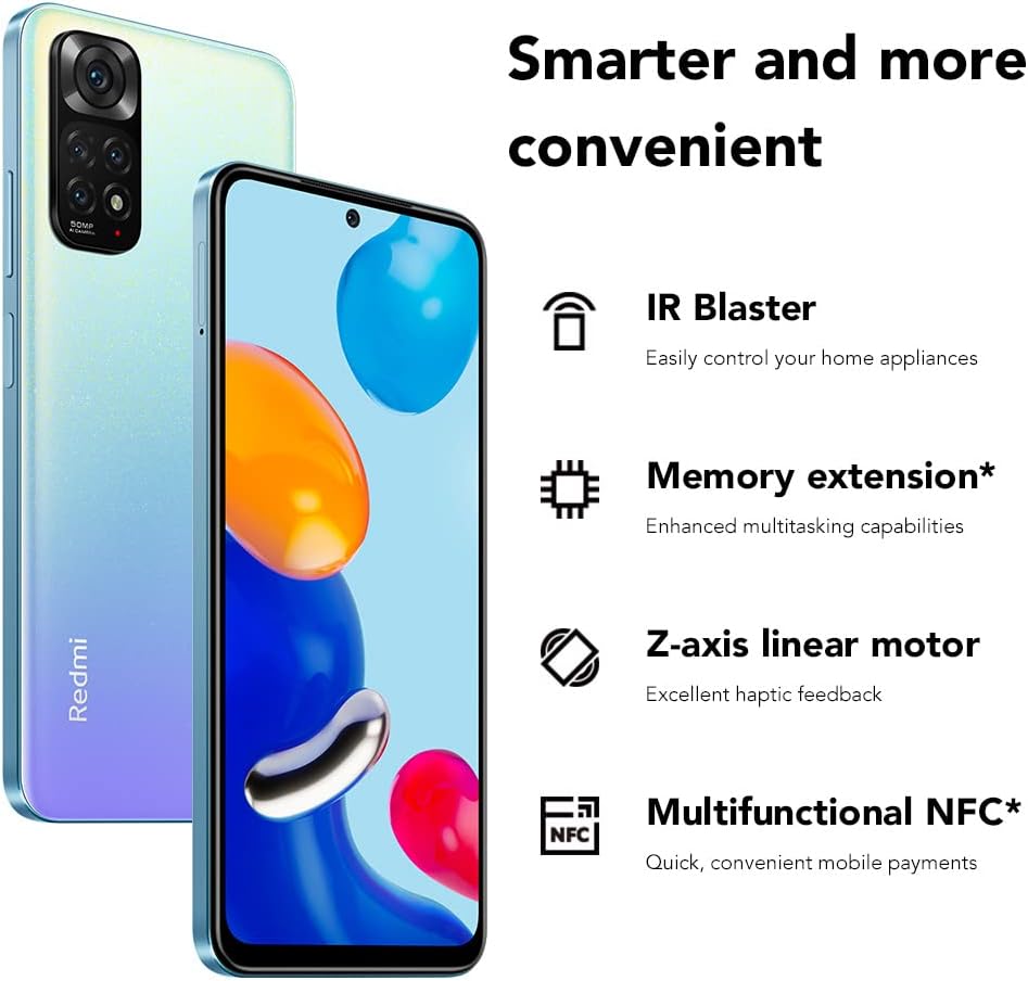 Xiaomi Redmi Note 11 - Smartphone 4GB + 128GB, 6,43" FHD+ DotDisplay, Snapdragon 680, 50 MP Quad-Kam