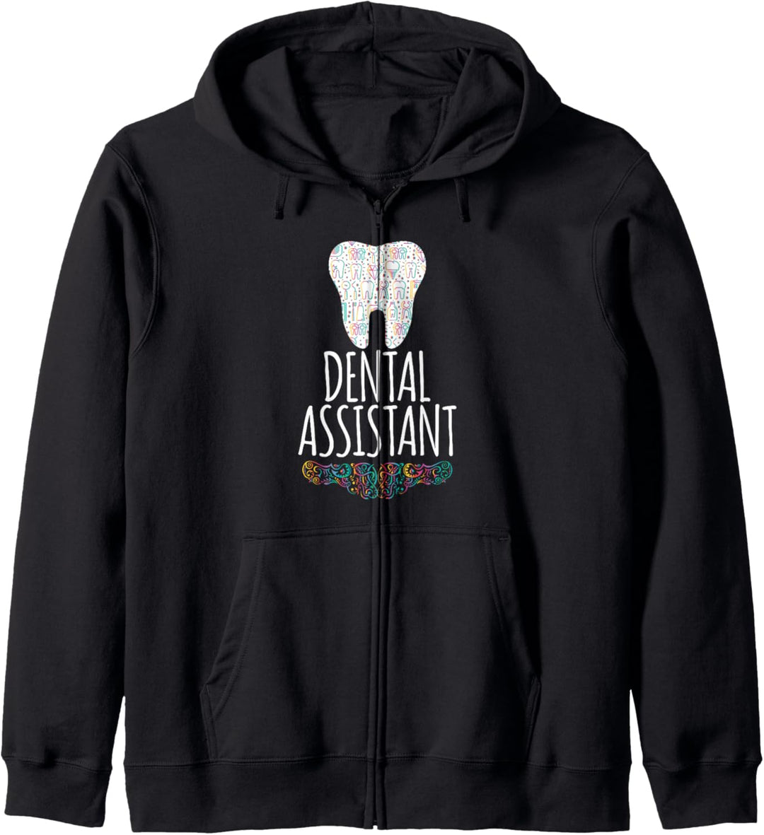Farum lächelt jemand. Zahnarzthelfer Geschenk Kapuzenjacke