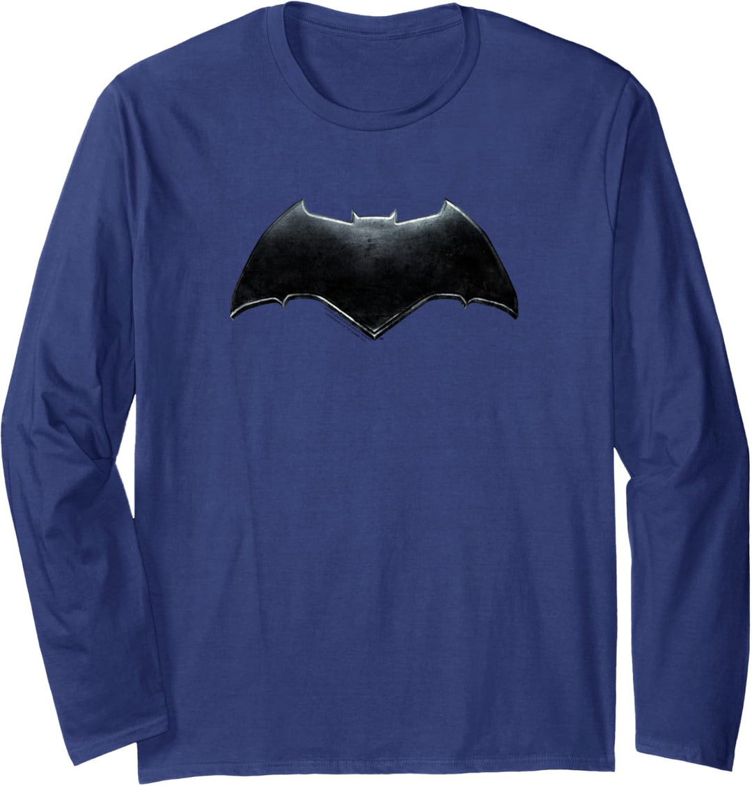 Justice League Movie Batman Logo Langarmshirt