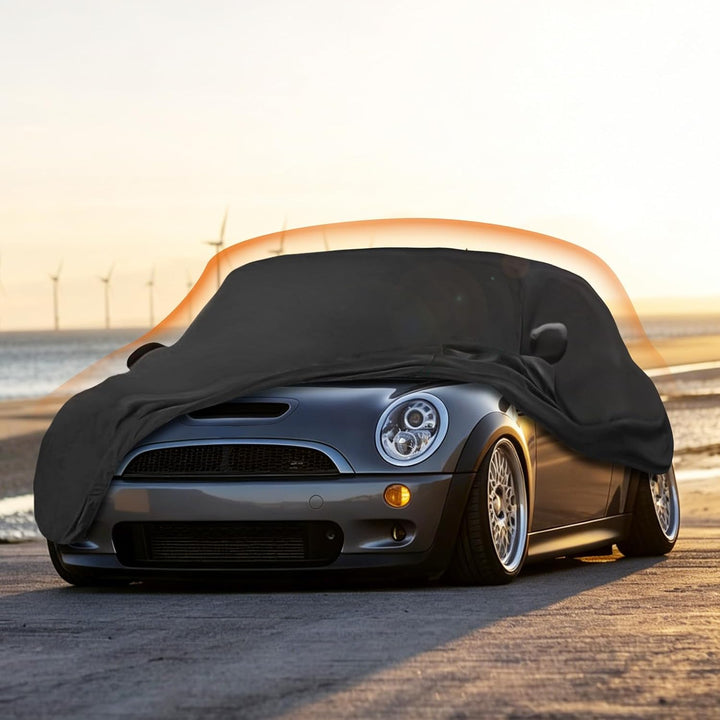Autoabdeckung Indoor für BMW MINI Cooper 3 2000-2026, Elastisches Innenbereich Auto Abdeckplane Auto