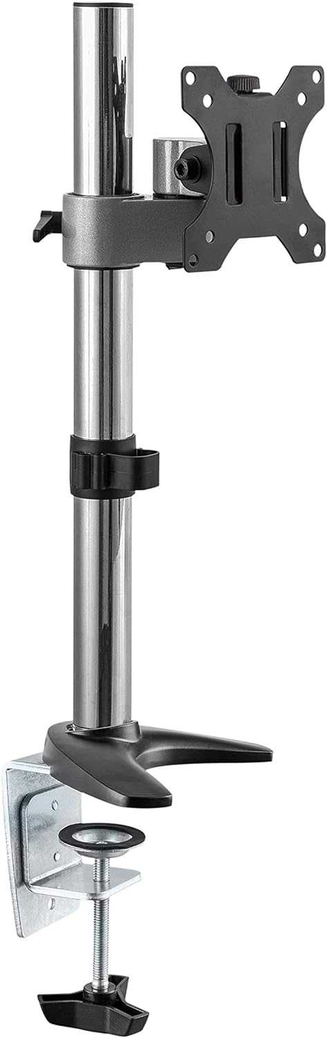 RICOO Monitor Halterung Tisch, VESA Tischhalterung für 13-30 Zoll, Monitorhalterung 1 Monitor Arm TS