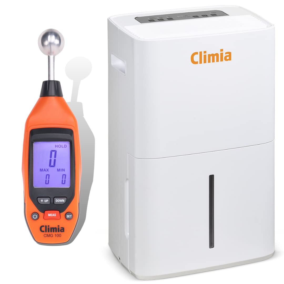 Climia CTK 240 + CMG100 Bundle, elektrischer Bautrockner mit ökologischem Kühlmittel & Feuchtemessge
