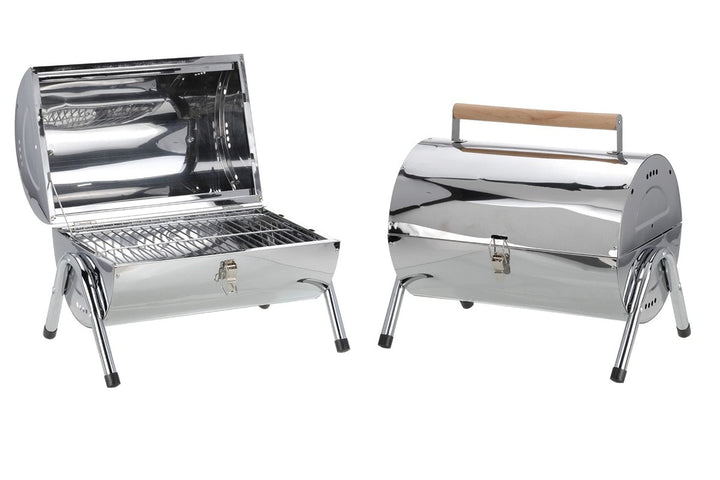 Edelstahl-Grilltonne BBQ Grill Camping Grill