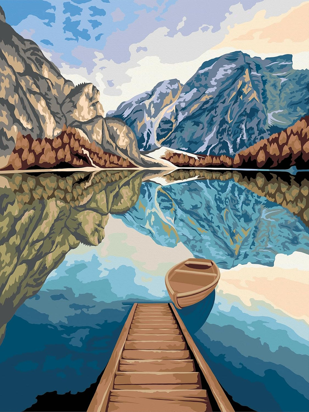 Ravensburger CreArt - Malen nach Zahlen 23612 - Lake Views- Malen nach Zahlen Erwachsene - ab 12 Jah