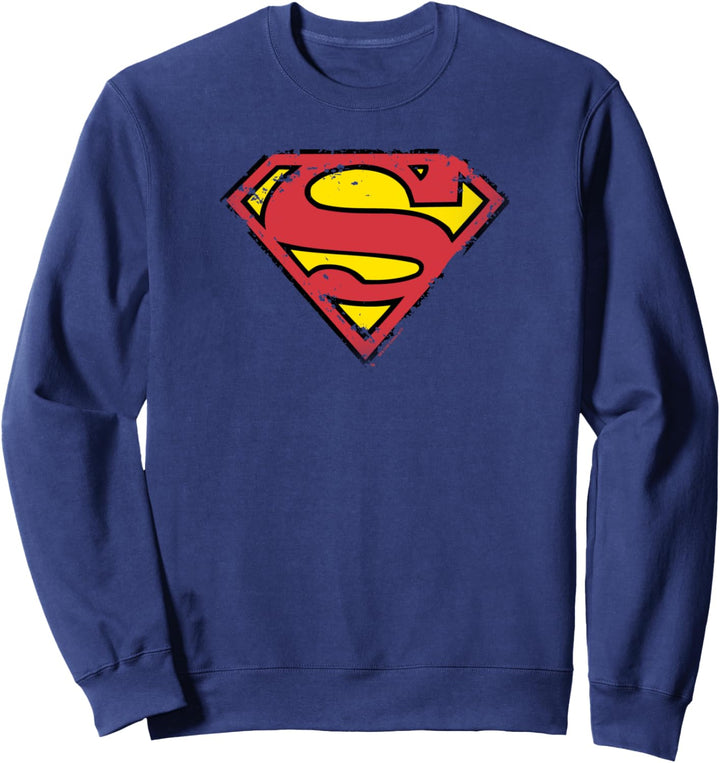 Superman Distressed Shield Sweatshirt