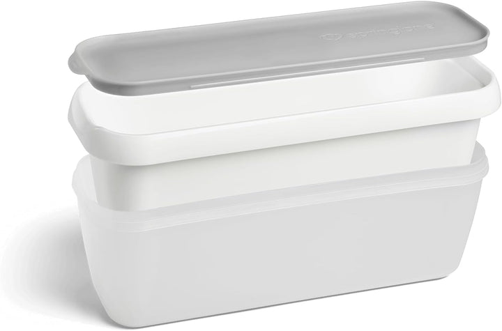 SPRINGLANE 2er-Set Eisbehälter für Speiseeis 1 L, Aufbewahrungsbehälter, Gefrierdosen, Eis-Container