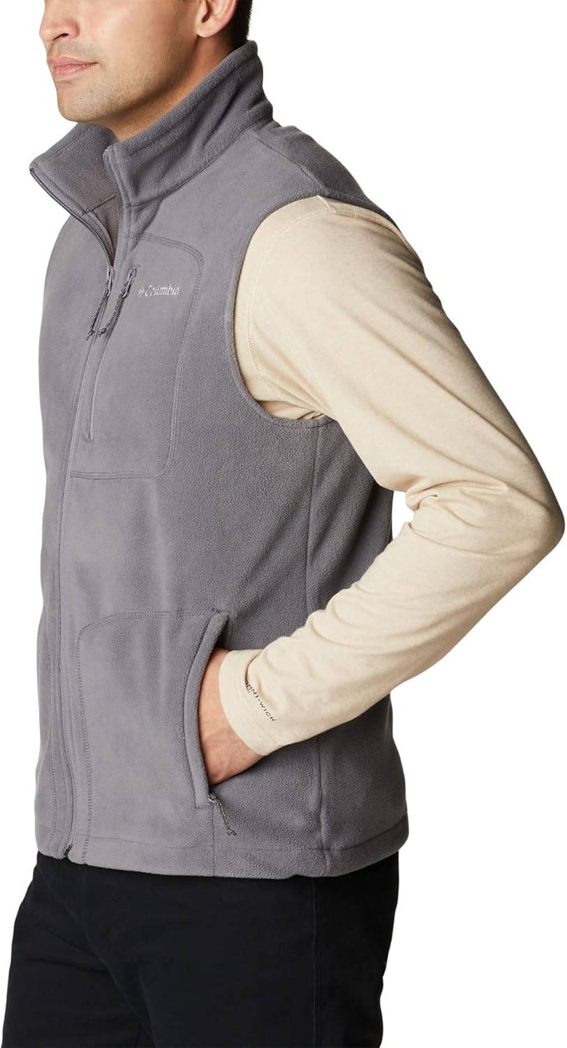 Columbia Herren Fast Trek Fleece Vest Fleeceweste S City Grey