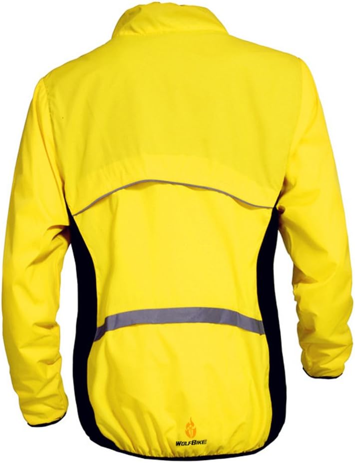 WOSAWE Herren-Fahrradjacke Winddichte wasserdichte MTB Mountainbike Jacket Für Radfahren, Joggen &amp; W