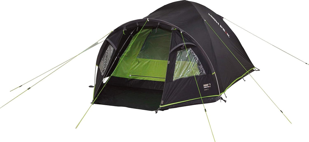 High Peak Kuppelzelt Talos 4, Campingzelt mit Vorbau, Iglu-Zelt für 4 Personen, doppelwandig, 4.000