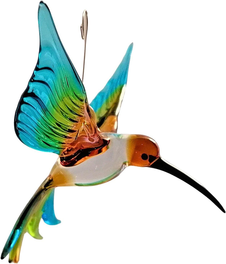 Hängevogel, Kolibri (transp.-braun-grün-hellblau)