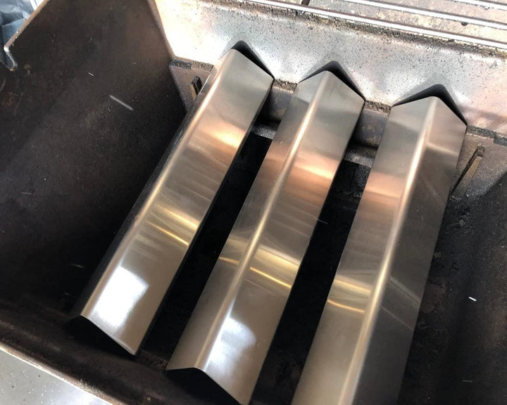GFTIME 38,9cm Flavorizer Bar 7635 für Weber Spirit I E210/220 & II E210/S210 (mit vorderen Brennerkn