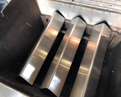 GFTIME 38,9cm Flavorizer Bar 7635 für Weber Spirit I E210/220 & II E210/S210 (mit vorderen Brennerkn
