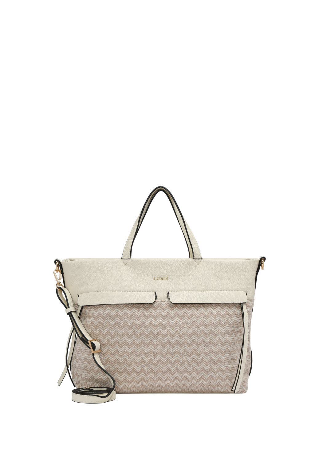 L.CREDI Shopper Kierra Einheitsgrösse Pearl, Einheitsgrösse Pearl