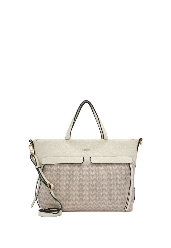 L.CREDI Shopper Kierra Einheitsgrösse Pearl, Einheitsgrösse Pearl