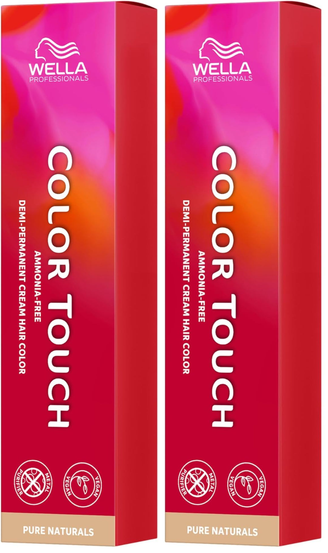 Wella Professionals Color Touch Pure Naturals – Ammoniakfreie, vegane Intensivtönung mit Metal Purif