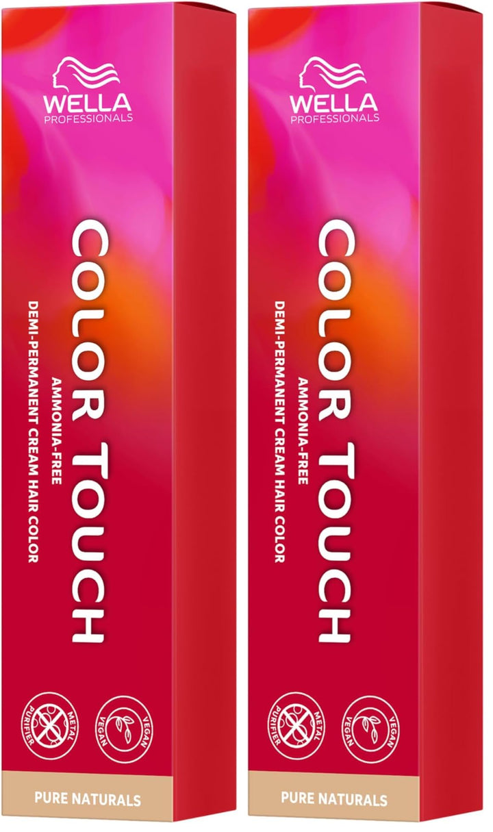 Wella Professionals Color Touch Pure Naturals – Ammoniakfreie, vegane Intensivtönung mit Metal Purif