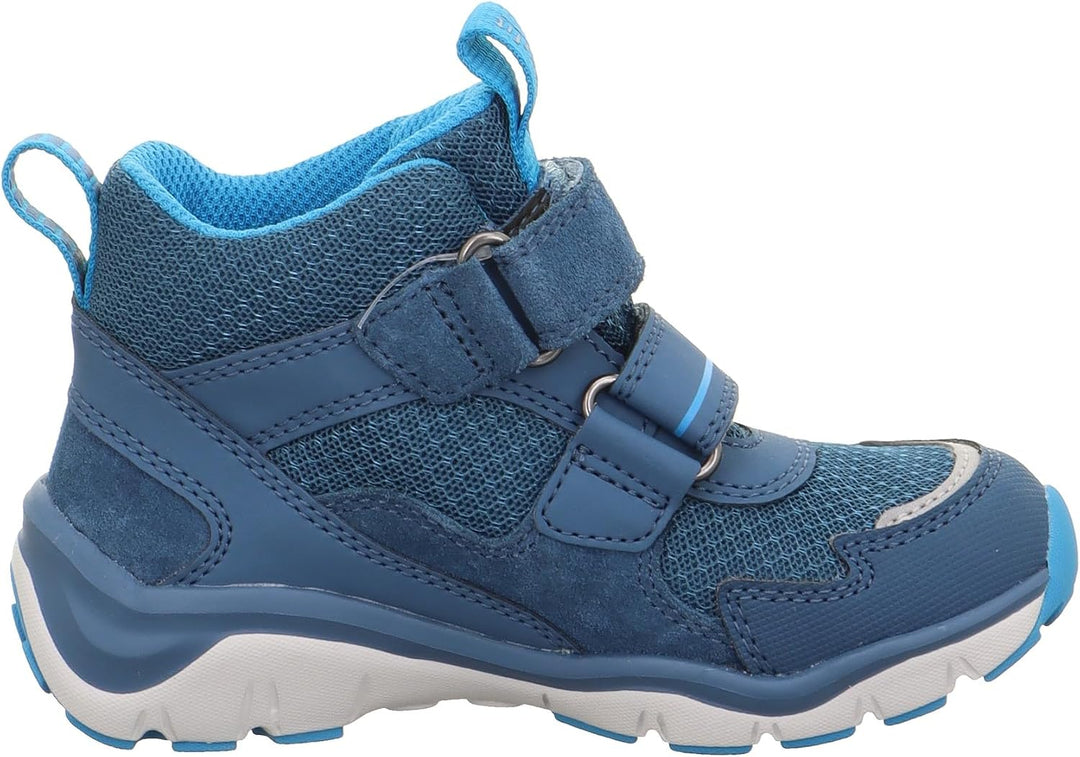 Superfit Jungen Sport5 Sneaker 24 EU Weit Blau Türkis 8060, 24 EU Weit Blau T&amp;