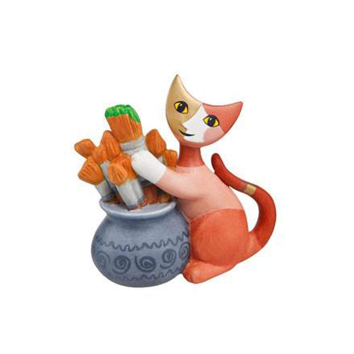Goebel Katzenwelt Wachtmeister Katzenwel, Porzellan, Mehrfarbig, 4.5x8.5x9 cm