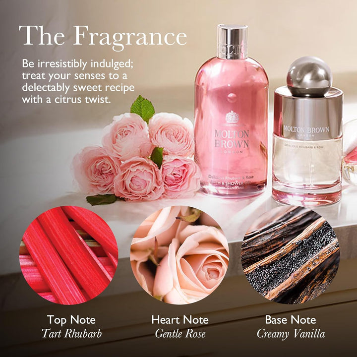 Molton Brown Delicious Rhubarb & Rose Duftkerze 190 g