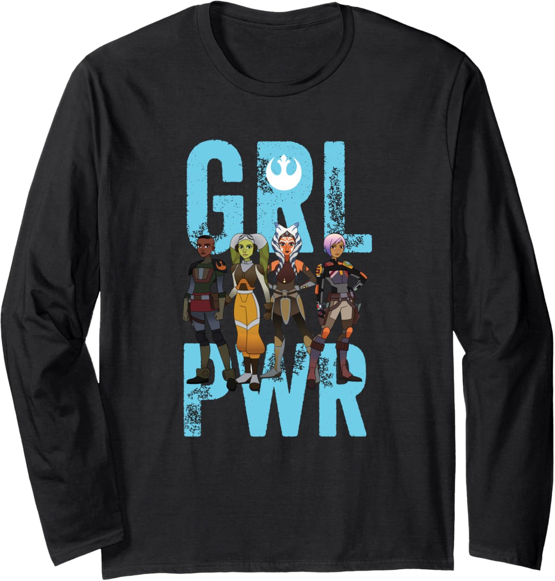 Star Wars Forces of Destiny Rebels GRL PWR Langarmshirt