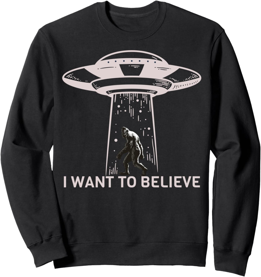 Alien Bigfoot UFO Sweatshirt