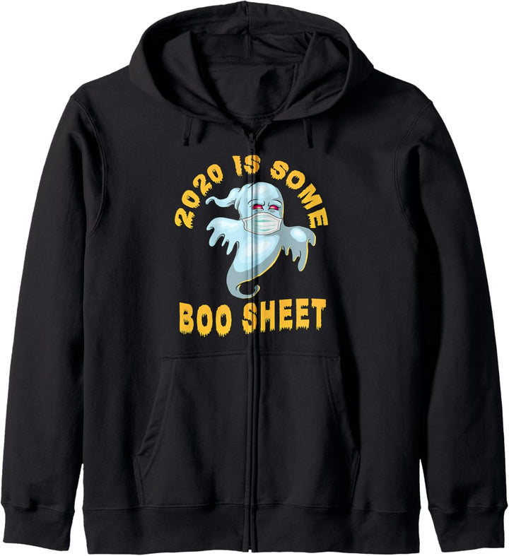 This Is Boo Sheet 2020 Funny Halloween Ghost Costume Men Kid Kapuzenjacke