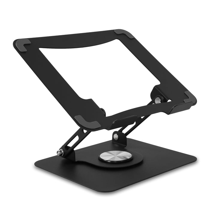 Laptop Ständer Höhenverstellbar 360° Drehbar – Notebook/Tablet Halterung Stabil – Stahl Schwarz bis