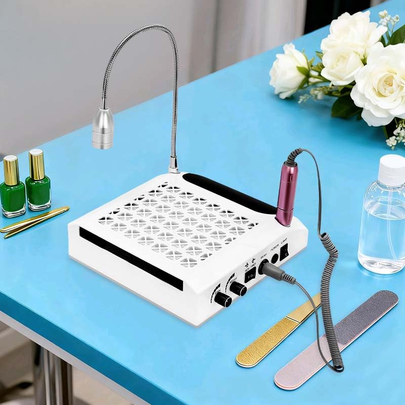 4-in-1 Nagelmaschine Mit Staubsauger &amp; LED