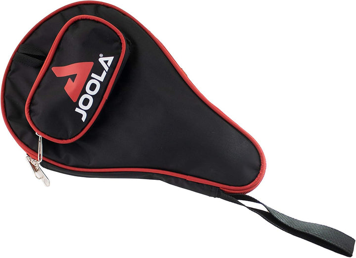 STIGA Royal 5 Sterne Tischtennis Schläger Pro Carbon, Schwarz/Rot Bundle mit Schlägerhülle-80502, Bu