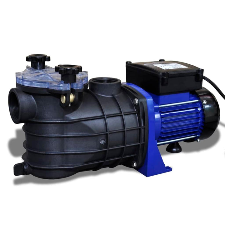vidaXL Schwimmbadpumpe 500W Elektronik Pumpe Umwälzpumpe Poolpumpe Filterpumpe 9000 l/h, 9000 l/h