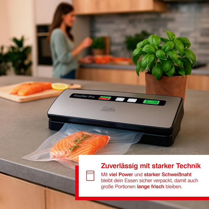 Solis Vac Pro 569 Vakuumiergerät - Folienschweissgerät für Lebensmittel - Vakumierergerät für trocke