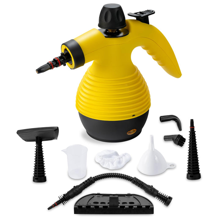 SOARS Dampfreiniger Handgerät mit 9 Zubehör, Dampfdruck: 3 bar, Max. 135 ℃, Aufheizzeit: 3-5min., Le
