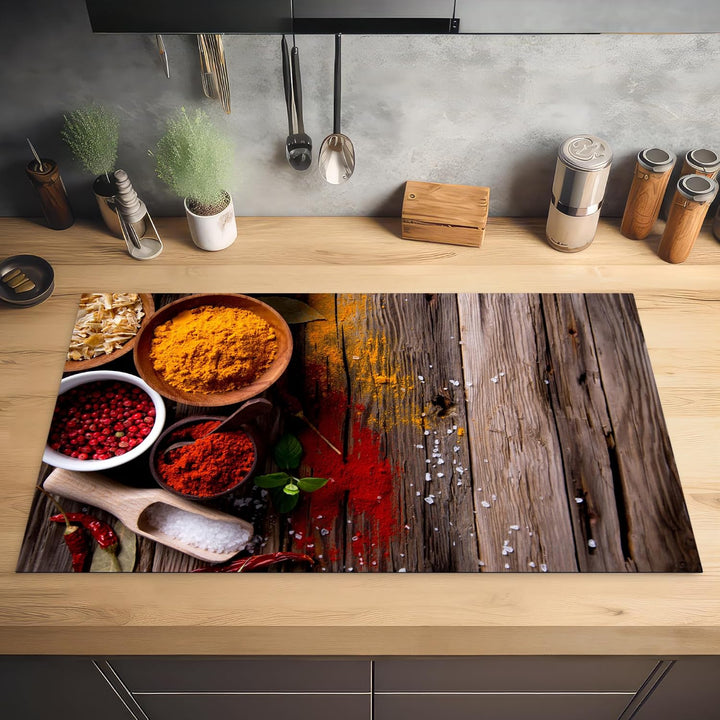 KitchenYeah© Herdabdeckplatte Einteilig Induktionsmatte Küche Abdeckung Ceranfeld Herd Abdeckplatte