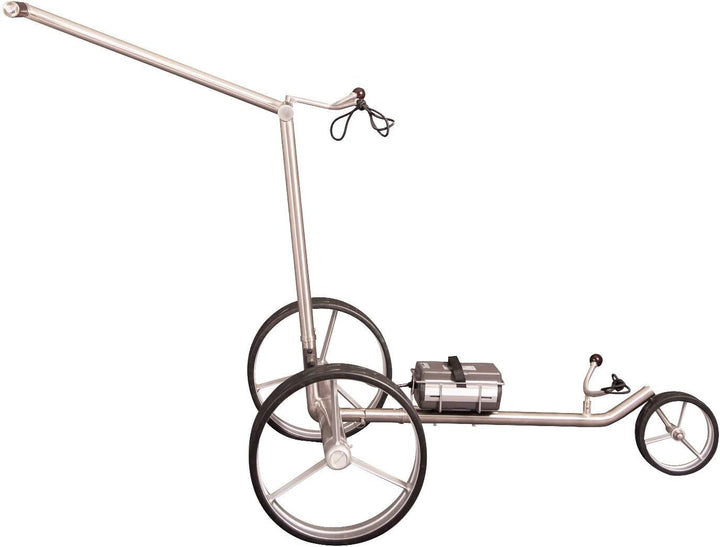 Parccurate Kolibri Edelstahl Lithium Elektrotrolley Golfcaddy, mit Falt-/Zerlege-Design, Basismodell